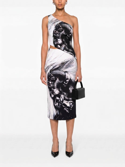 Church Of Loud Music Twill Top & Skirt Set