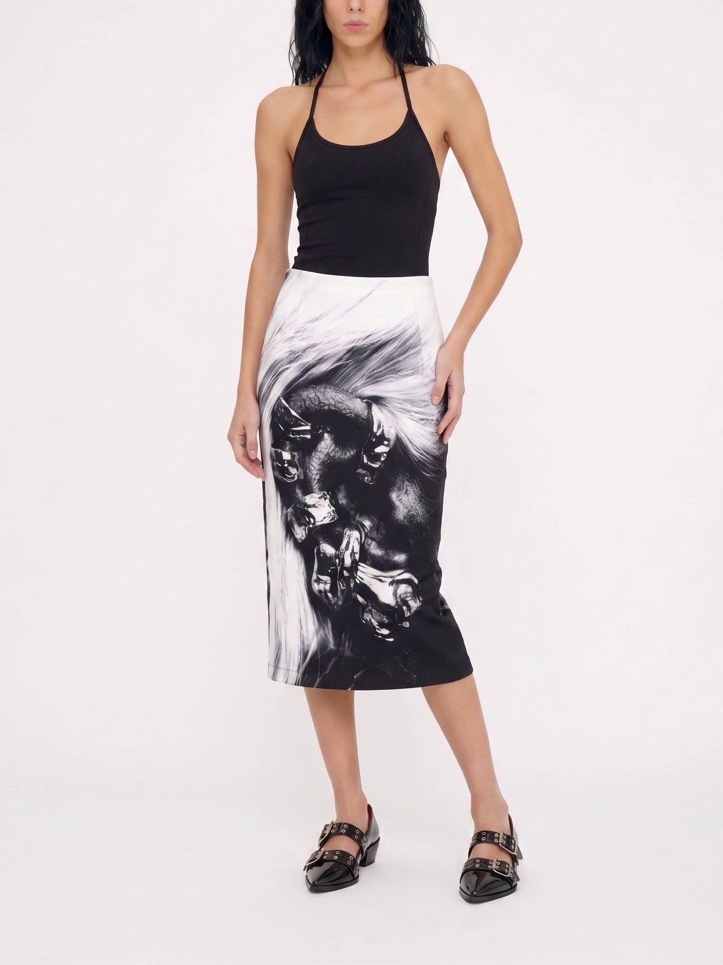 Church Of Loud Music Twill Skirt