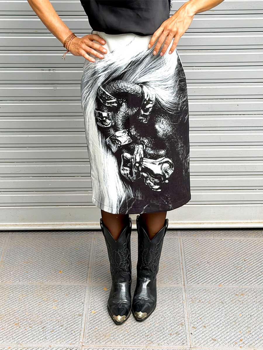 Church Of Loud Music Twill Skirt