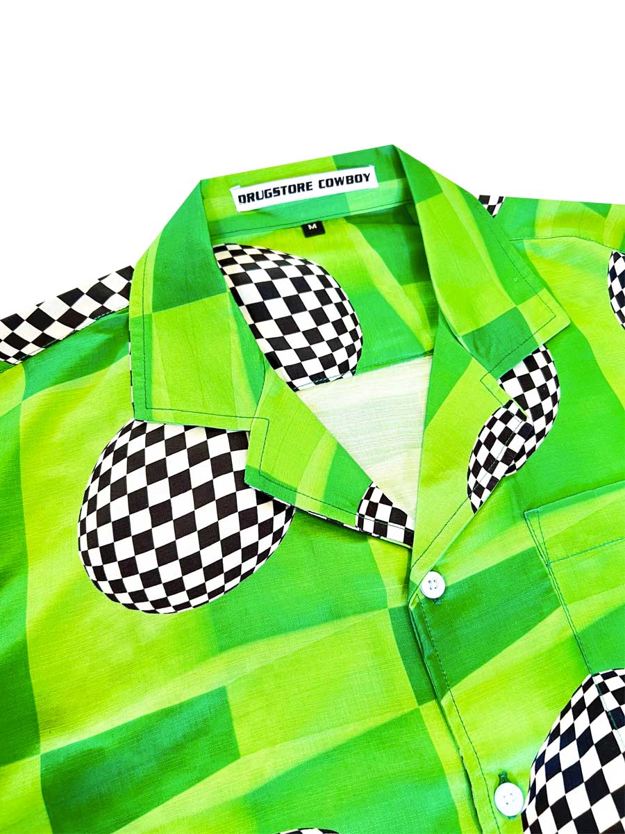 70s Disco Shirt Green