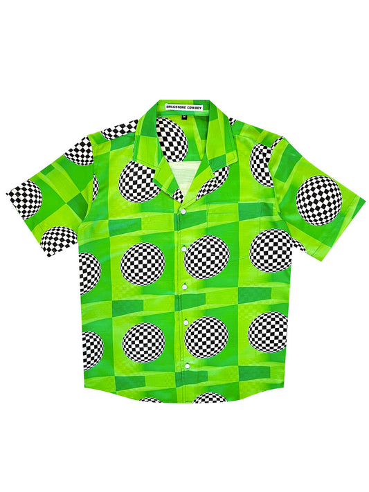 70s Disco Shirt Green