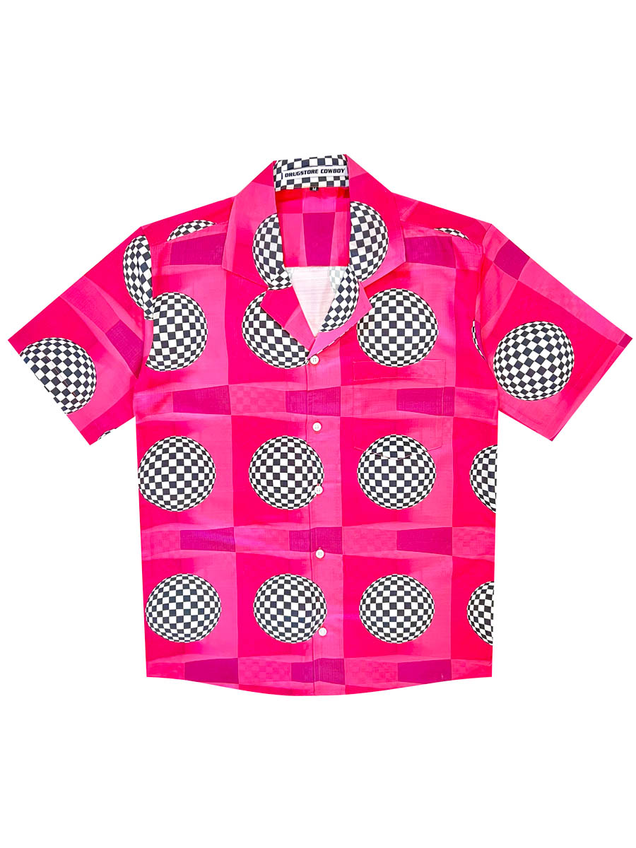 70s Disco Shirt Pink