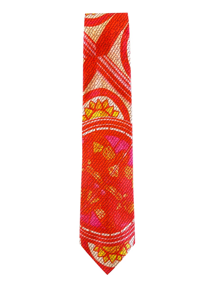 Medieval Glass Textured Print Tie