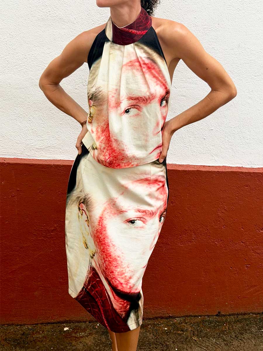Reverb Saints Twill Top & Skirt Set
