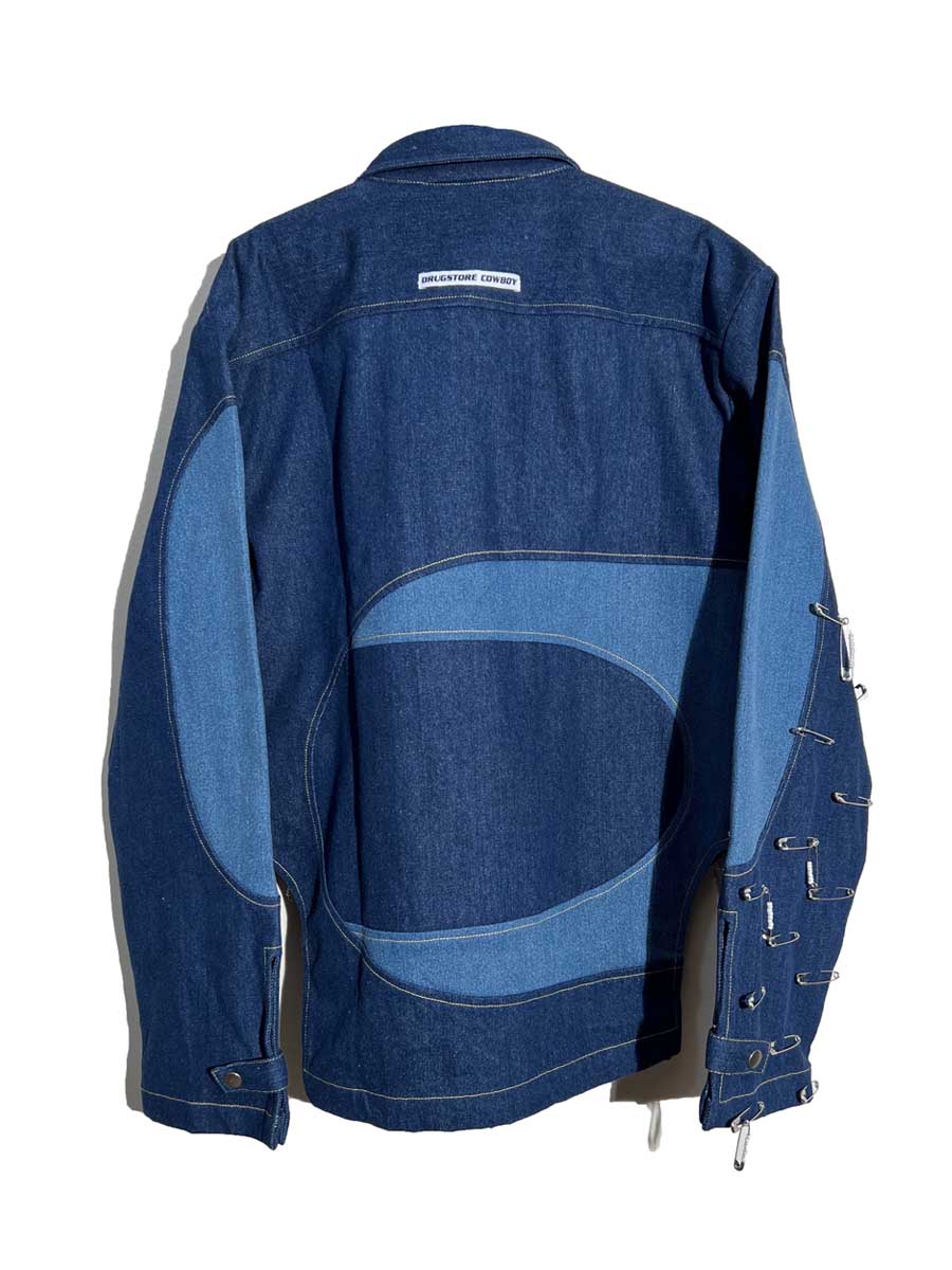 Alexander McQueen Japanese Heavy Denim Jacket Blue Alexander McQueen