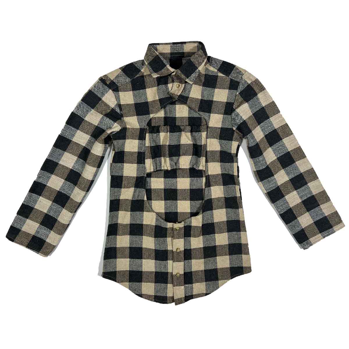 Woven Front Cut shirt + Gloves