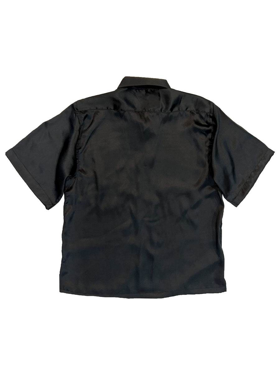 Low Bust 1of1 Black Satin shirt